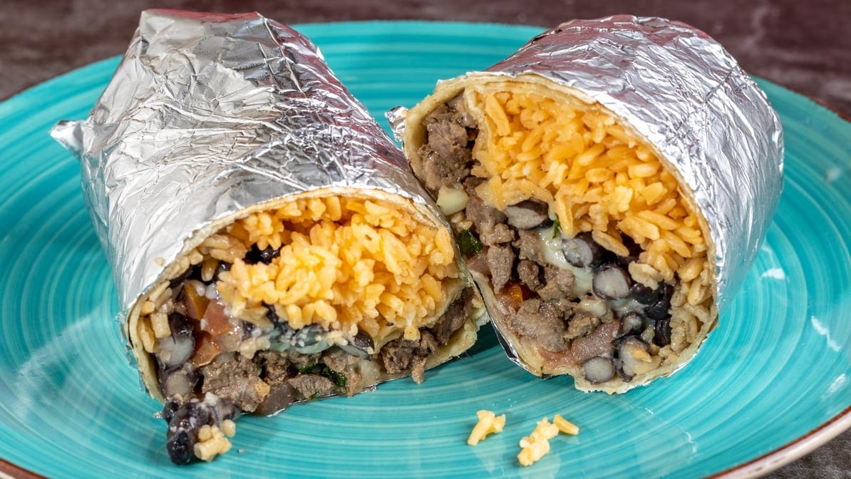 Carne Asada Burrito.