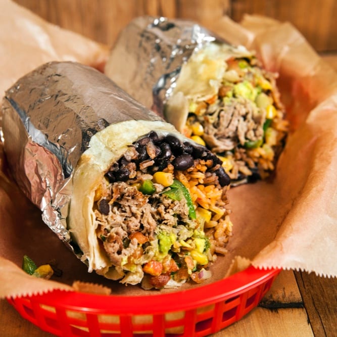 Carne Asada Burrito.